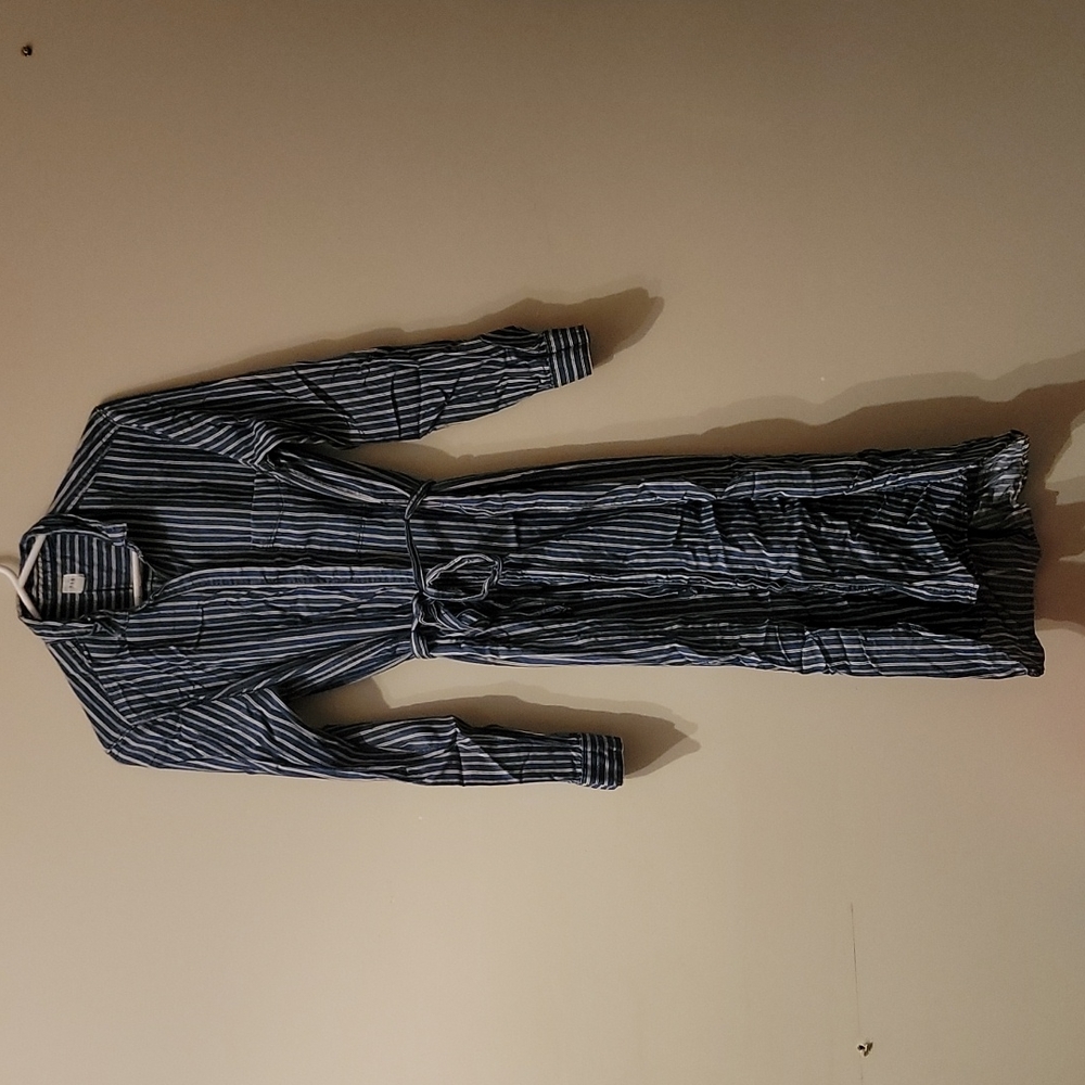 Gap Striped Midi Shirtdress - Picture 2 of 5